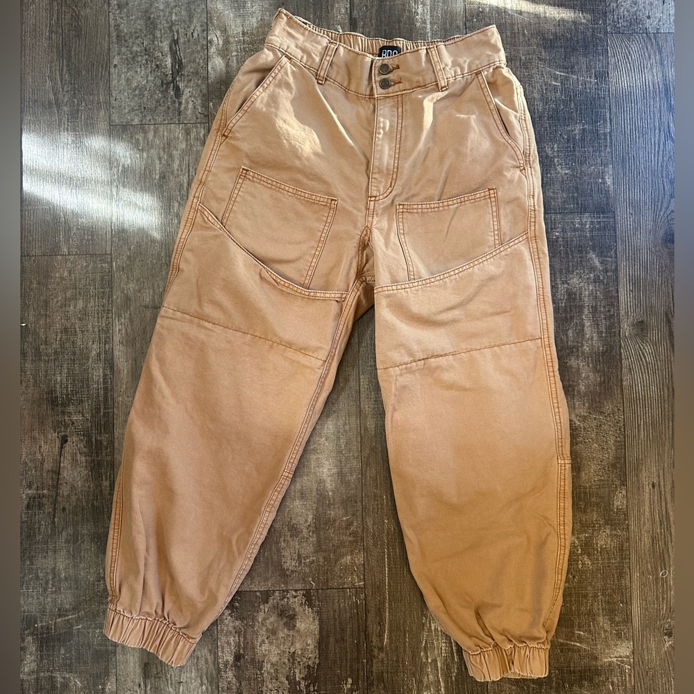 BDG Urban Outfitters Tan Cargo Cotton Pants Size Small